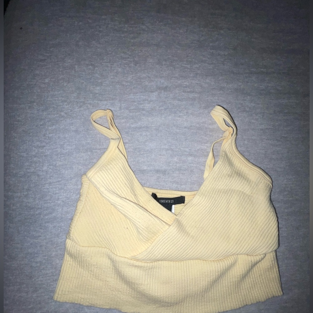 Yellow Bralette Top